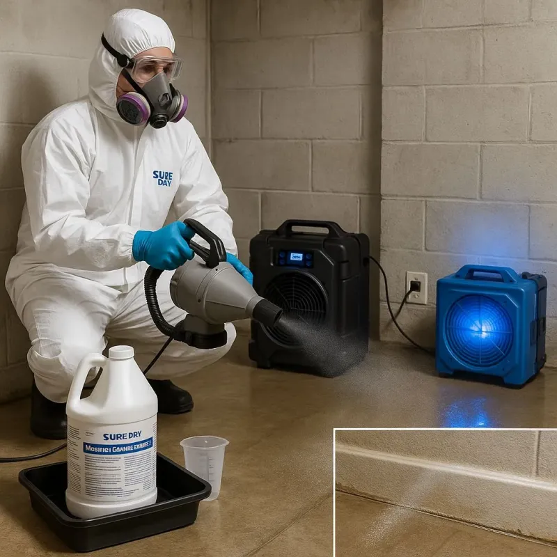 Sanitization and Odor Removal process in Oxford, NJ
