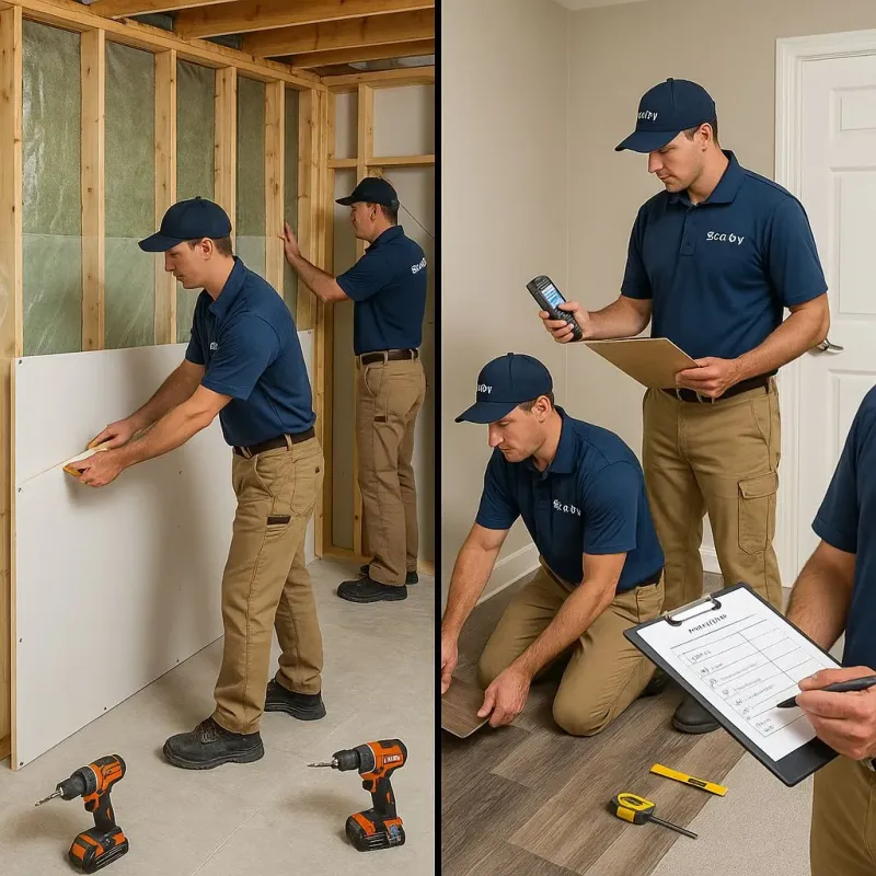Repairs and Reconstruction process in Oxford, NJ